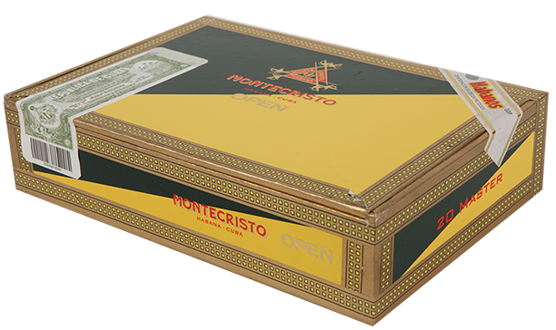 MONTECRISTO MASTER 20 Cigars -- Year: 2018