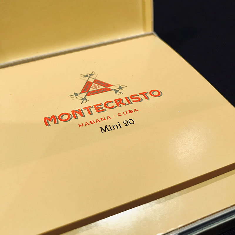 Montecristo Mini Outer of 5 Packs --- Total 100 Cig.