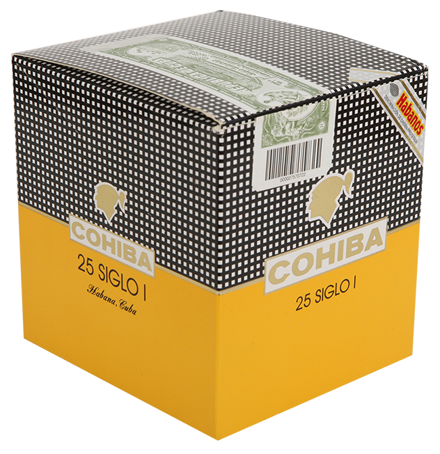 COHIBA SIGLO I 25 Cigars (5 packs of 5 Cigars)