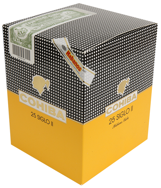 COHIBA SIGLO II   25 Cigars (5 packs of 5 Cigars)