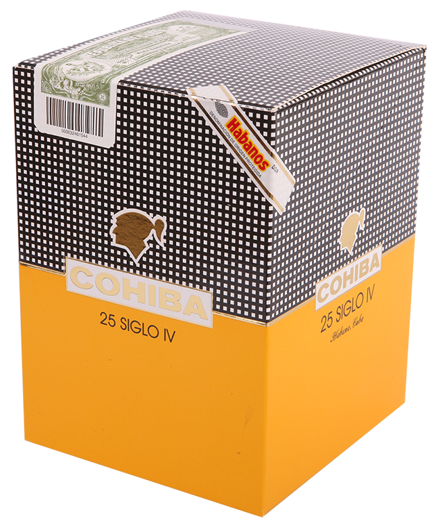 COHIBA SIGLO IV  25 Cigars (5 packs of 5 Cigars)