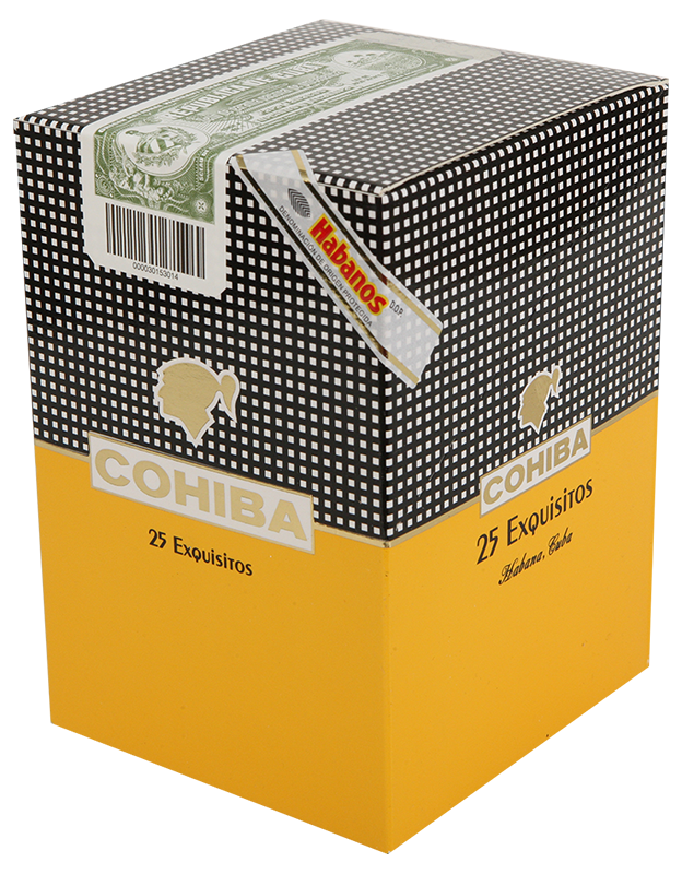 COHIBA EXQUISITOS 25 Cigars (5 packs of 5 Cigars)