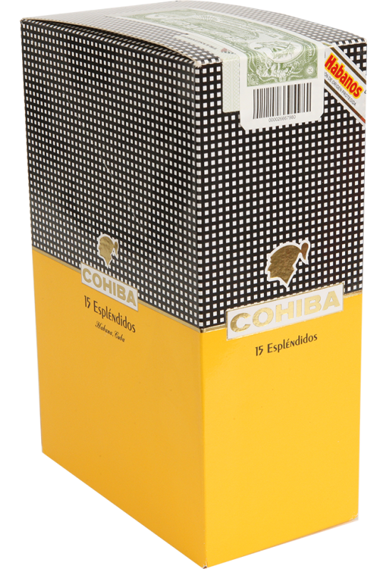 COHIBA ESPLENDIDOS 15 Cigars (5 packs of 3 Cigars)
