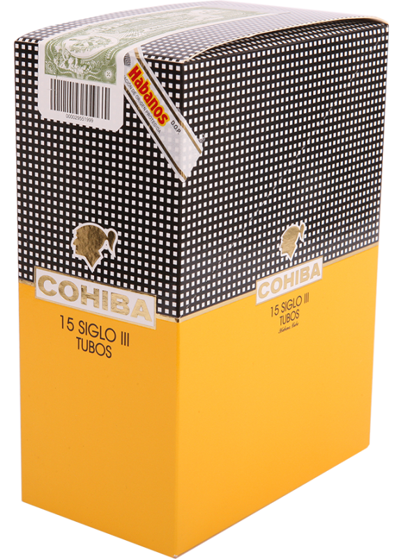COHIBA SIGLO III A/T 15 Cigars (5 packs of 3 Cigars)