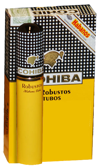 COHIBA ROBUSTOS A/T 15 Cigars (5 packs of 3 Cigars)