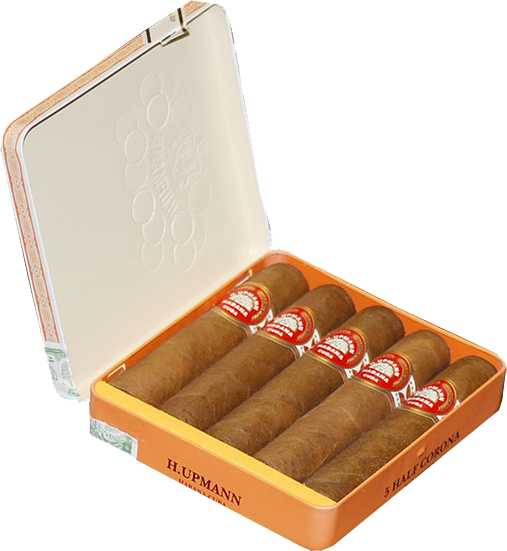 H.UPMANN HALF CORONA 5 CIGARS X 5 Packs ( 25 Cigars)