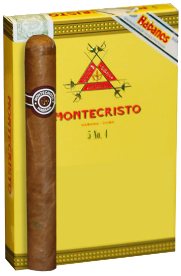 MONTECRISTO NO.4 25 Cigars (5 packs of 5 Cigars)