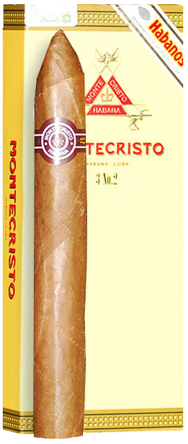 MONTECRISTO NO. 2 15 Cigars (5 packs of 3 Cigars)