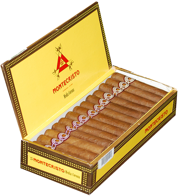 MONTECRISTO MEDIA CORONA 25 Cigars
