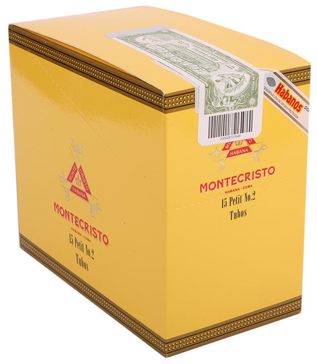 MONTECRISTO PETIT NO.2 A/T 15 Cigars (5 packs of 3 Cigars)