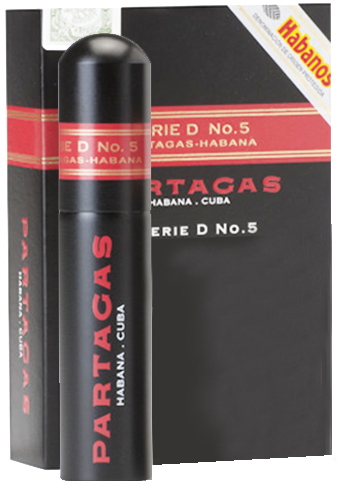 PARTAGAS SERIE D NO.5 A/T 15 Cigars (5 packs of 3 Cigars)
