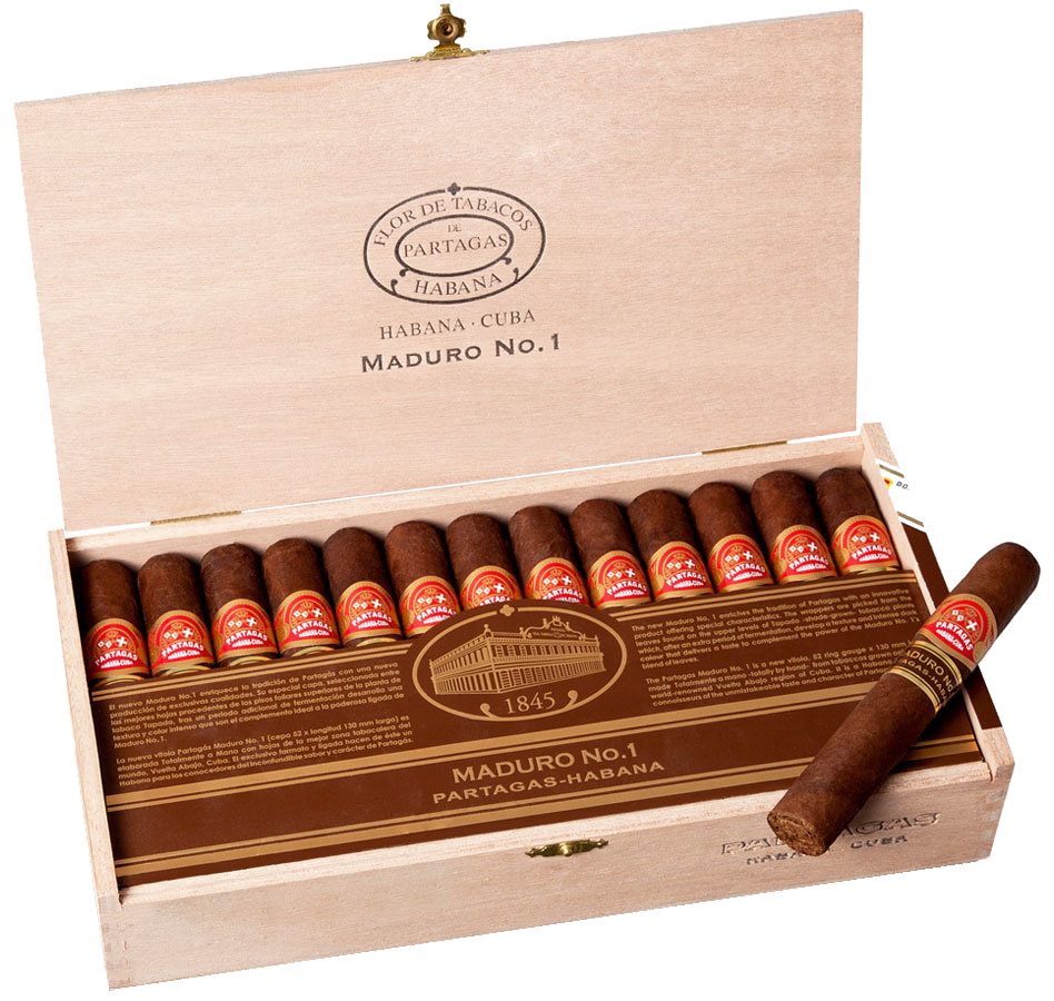 PARTAGAS MADURO NO.1 25 Cigars