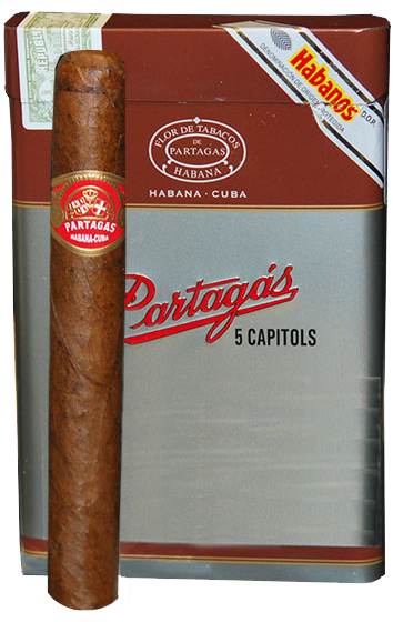 PARTAGAS CAPITOL 50 Cigars ( 10 Packs of 5 Cigars)