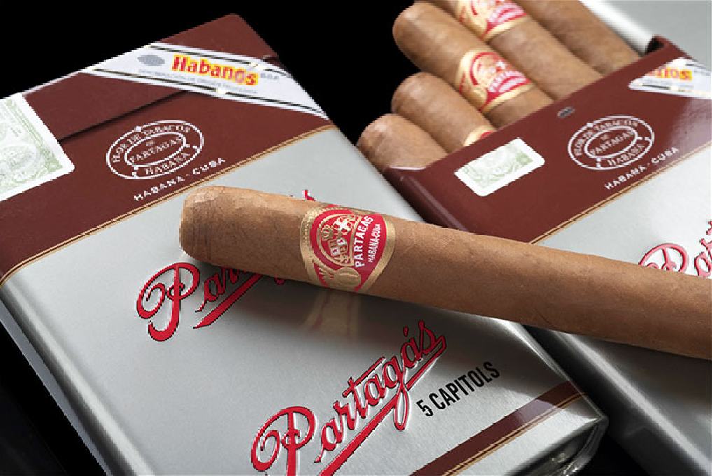 PARTAGAS CAPITOL 50 Cigars ( 10 Packs of 5 Cigars)