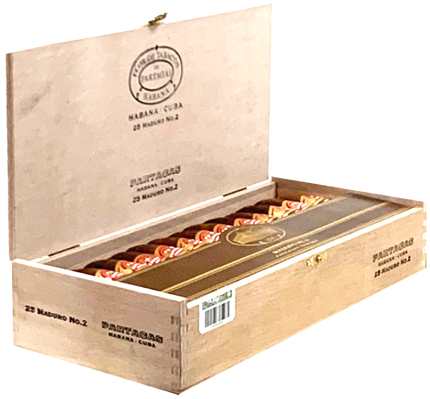 PARTAGAS MADURO NO.2 25 Cigars
