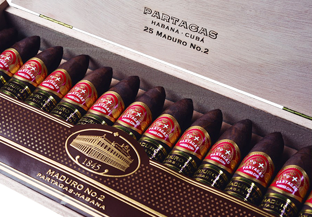 PARTAGAS MADURO NO.2 25 Cigars