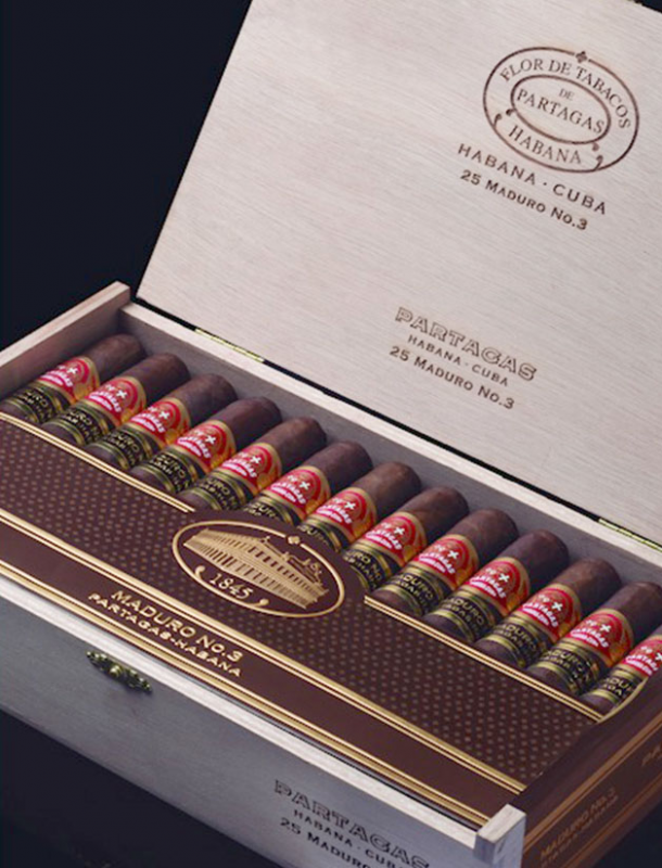 PARTAGAS MADURO NO.3 25 Cigars
