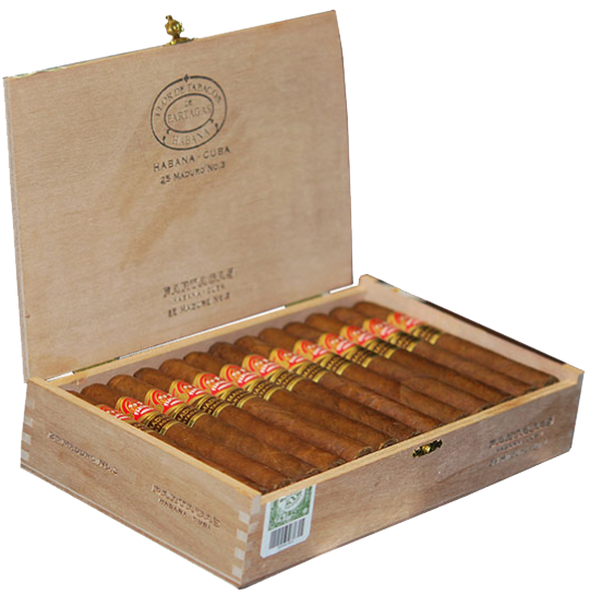 PARTAGAS MADURO NO.3 25 Cigars