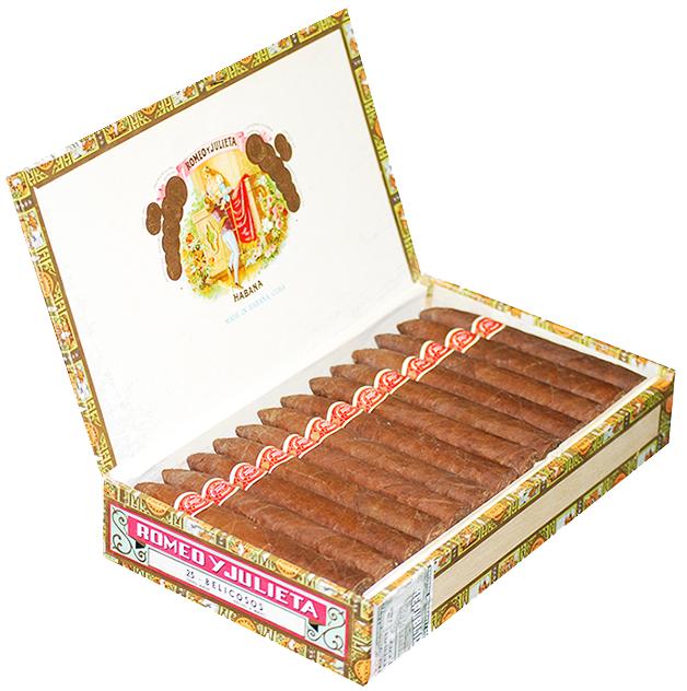 ROMEO & JULIETA BELICOSOS 25 Cigars