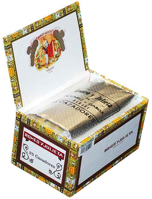 ROMEO & JULIETA CAZADORES 25 Cigars