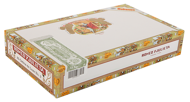 ROMEO & JULIETA CEDROS DE LUXE NO. 3 25 Cigars