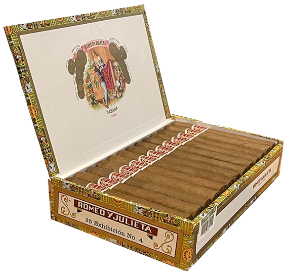 ROMEO & JULIETA EXHIBICION NO. 4 25 Cigars