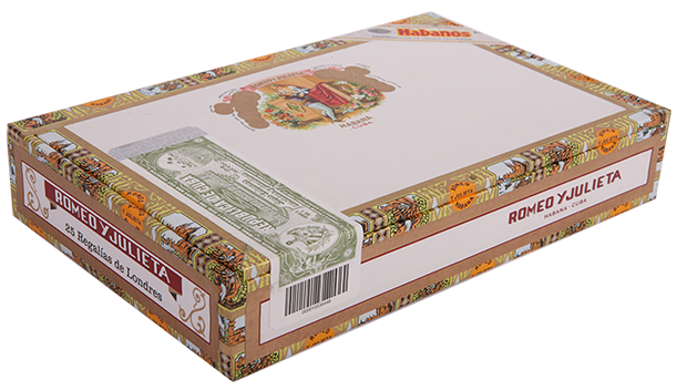 ROMEO & JULIETA REGALIAS DE LONDRES 25 Cigars