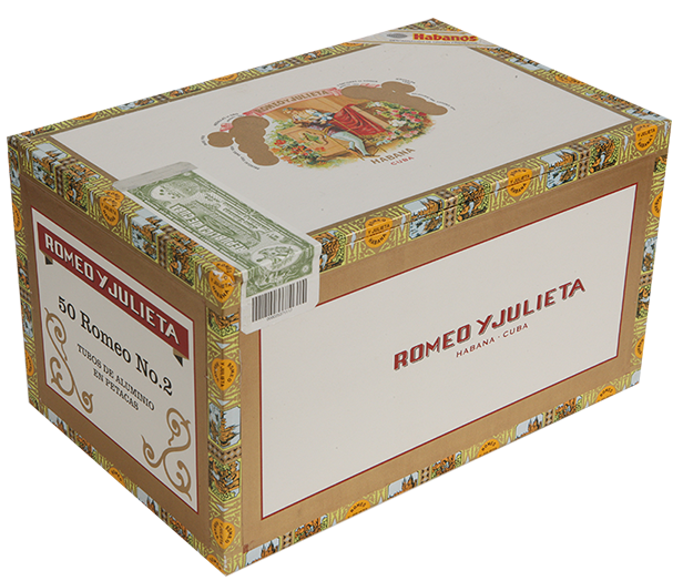 ROMEO Y JULIETA NO.2 A/T 25 Cigars (5 packs of 5 Cigars)