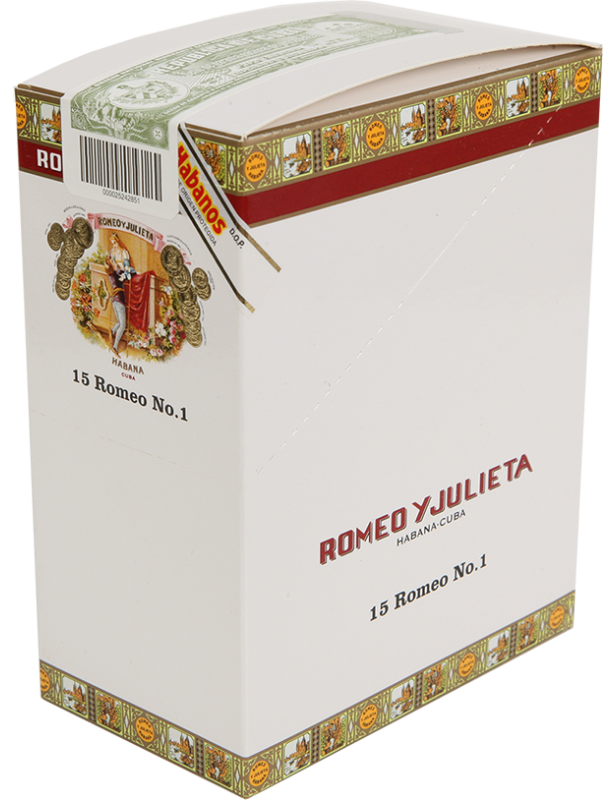 ROMEO Y JULIETA NO . 1 A/T 15 Cigars (5 packs of 3 Cigars)