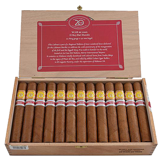 EL REY DEL MUNDO WIH 20 25 CIGARS