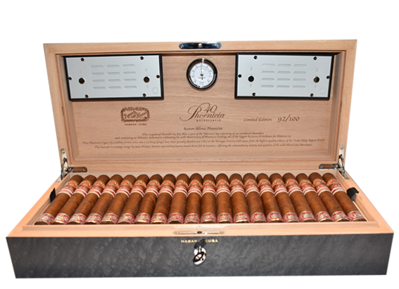 HUMIDOR PHOENICIO 40 ANNIVERSARIO - GREY - HORIZON - 40 Cigars