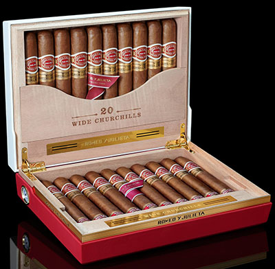 ROMEO Y JULIETA WIDE CHURCHILLS 20 Cigars ( Travel Retail)